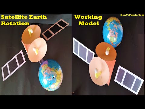satellite communication working model for science exhibition in simple and easy diy howtofunda