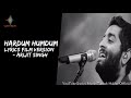Film Version : Hardum Humdum Lyrics : Arijit Singh | Pritam | Sayeed Quadri | Ludo | LM  | T-series