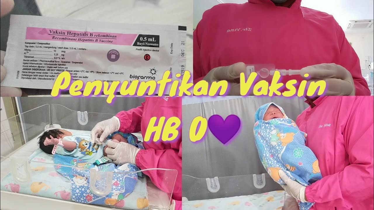 Cara menyutik vaksin HB 0||bayi baru lahir❤️