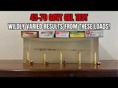 45-70 Gel Test | 5 Loads Evaluated In This 45-70 Govt Ballistic Gel Test