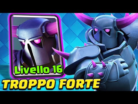 Ecco la Carta Più FORTE di Clash Royale! PEKKA al 16! Senza Senso... Clash Royale ITA!