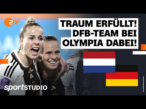 Niederlande – Deutschland Highlights | UEFA Women’s Nation League 2023/24 | sportstudio