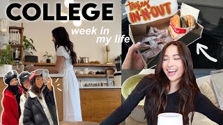 WEEK IN THE LIFE OF A COLLEGE STUDENT | ski day with the girls + studying for midterms