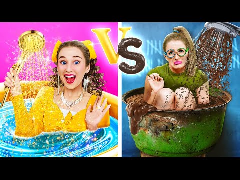 Rika vs Fattiga Barn *Gadgets vs Tips* Rolig igenkännbar situation av 123 GO!