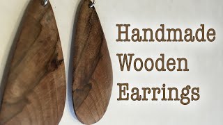 preview picture of video 'DIY Handmade Wooden Earrings'