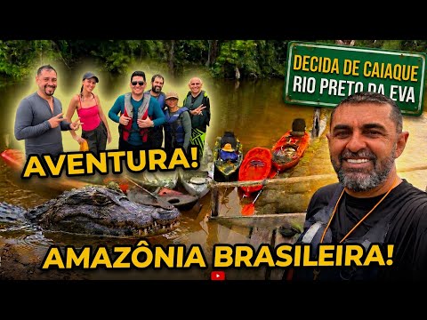 DESCIDA DE CAIAQUE!! RIO PRETO DA EVA 🛶🛣️!!
