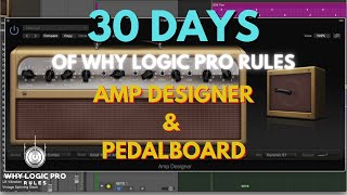 Video thumbnail for Everything You Needed to Know About Amp Designer & Pedalboard, Plus More by Why Logic Pro Rules