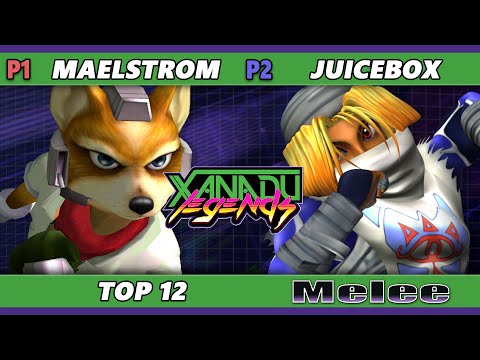Xanadu Legends - Maelstrom (Fox) Vs. Juicebox (Sheik) Smash Melee - SSBM