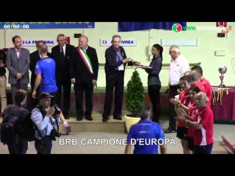 Finale Coppa Europa 2015 - La Perosina vs B.R.B. Ivrea - Premiazione