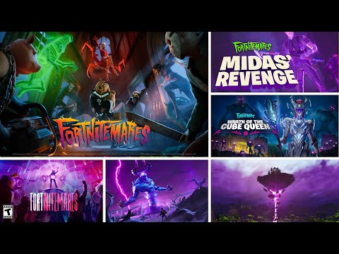 All Fortnitemares Cinematic Trailers 2017 - 2025 (Chapter 1 - 6)