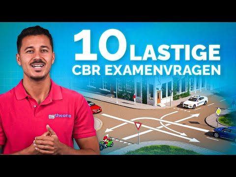 10 Moeilijke CBR Examenvragen 2025 🚗 | Auto Theorie Examen Oefenen | Rijbewijs B Tips