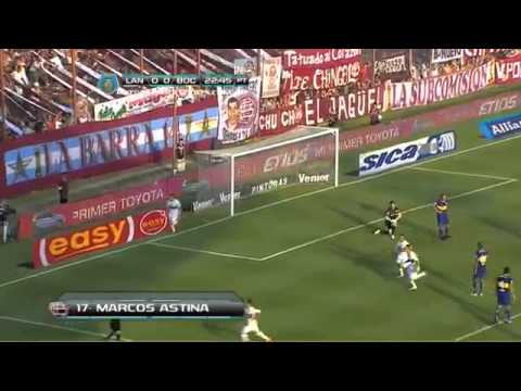 Gol de Astina  Lanús 1   Boca 0  Fecha 18  Torneo Inicial 2013  Fútbol Para Todos