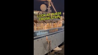 ARE THESE STEPS SAFE ON THIS CRUISE SHIP?