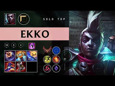 Ekko Top vs Renekton - EUW Grandmaster Patch 26.04