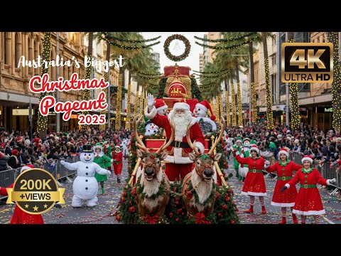 Magical Christmas Pageant 2025 | Adelaide, Australia | Full Parade Highlights 🎄✨