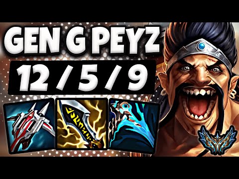 Draven vs Kaisa ADC [ Gen G Peyz ] Korea Challenger Patch 14.8 ✅