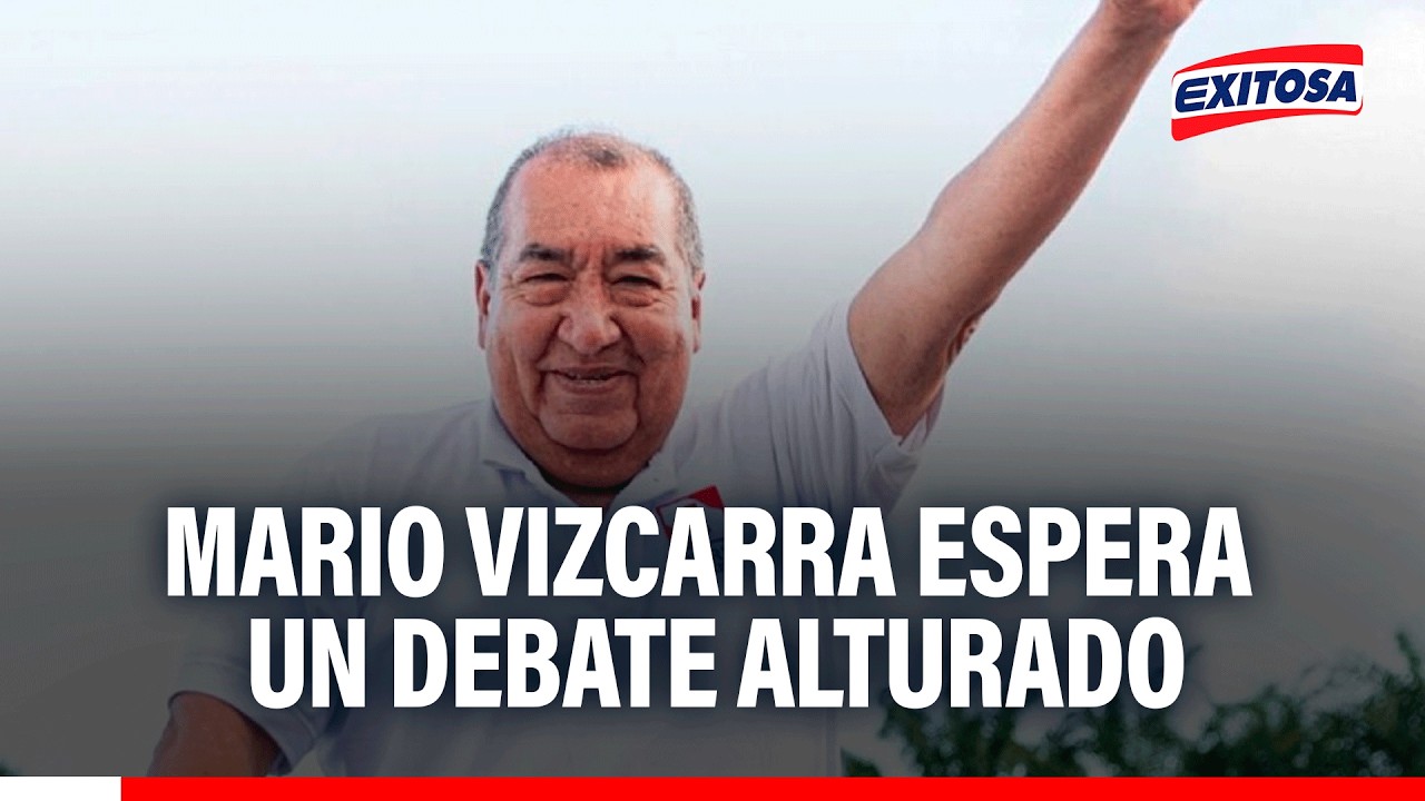 🔴🔵 Mario Vizcarra arribó para participar del Debate Presidencial: “Que sea alturado”