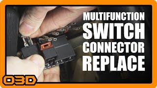 Project 2004 Jeep Wrangler TJ - Multifunction Switch Wiring Harness Connector Replacement
