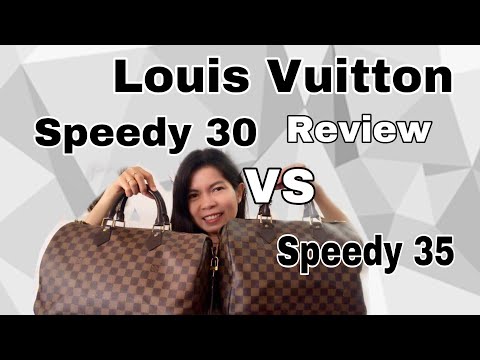 รีวิวเปรียบเทียบกระเป๋าหลุยส์|  Louis Vuitton Speedy 30 and LV Speedy 35|คนรักกระเป๋า |Soe Mayer Video