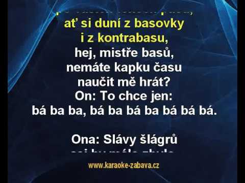 Hej mistře basů - Hana Zagorová a Karel Vágner
