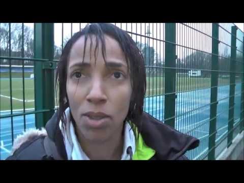 Isabelle Ebhodaghe après FWS Woluwe - Tongeren DV le 03.02.2018