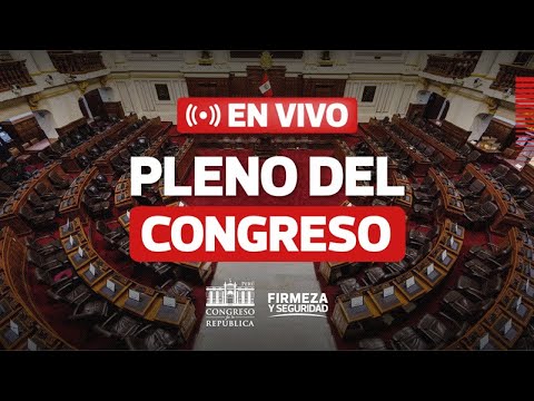 🔴 EN VIVO: Sesión del Pleno del Congreso | 3 DE DICIEMBRE DEL 2025