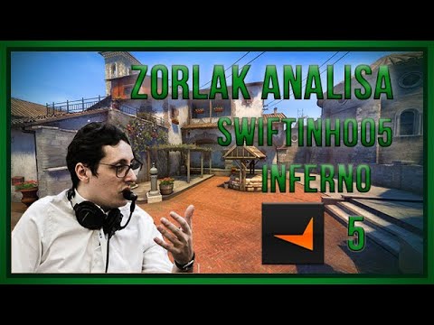 [PT] zorlaK Analisa: SWIFTINHO05 - FACEIT LVL 5 em INFERNO [Demo do Dia]