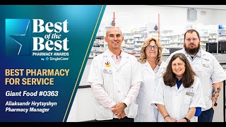 Meet the pharmacy manager at the 2021 Best Pharmacy for Service, Giant #0363