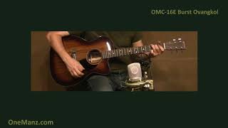 Video thumbnail for Martin OMC-16E Reveiw - One Man's Guitar onemanz.com by onemanzguitar