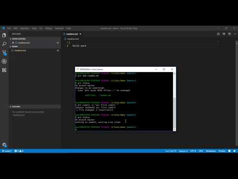 Git Tutorial First Commit Part 3