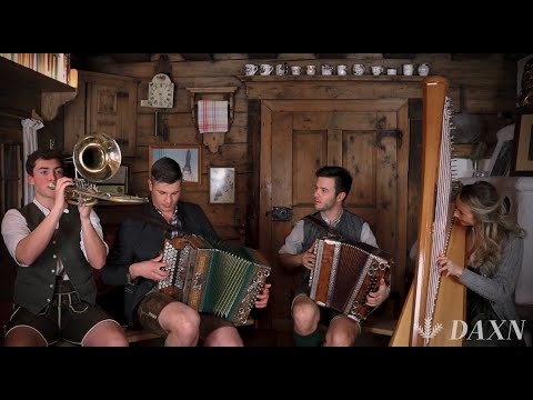 Lauf-Marsch - Oberlehen Musi - Steirische Harmonika, Posaune, Harfe - DAXN
