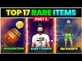 Top 17 Rarest Things Of Free Fire Battleground 02