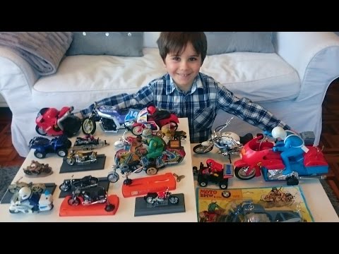 VIDEO OF TOYS FOR CHILDREN. MOTORBIKE AND QUADs. Models and miniatures for children and adults