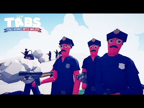 Among Us VS USA Police | TABS | Totally Accurate Battle Simulator