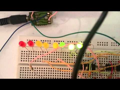 81 LED chaser using double IC 4017