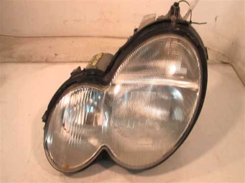 2003 Mercedes C230 Headlight / Head lamp SUN DAMAGE 203 TYPE C CLASS - mbiparts.com Used OEM ... OEM