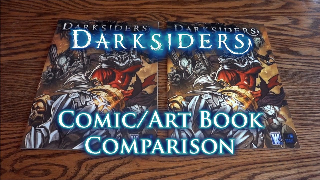 Darksiders GameStop US/EU Pre Order Comic / Art Book Comparison, Unboxing, and Review - HD 1080p