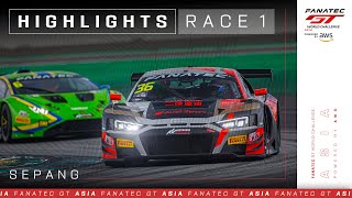 HIGHLIGHTS | Race 1 | Sepang | 2024 Fanatec GT Asia