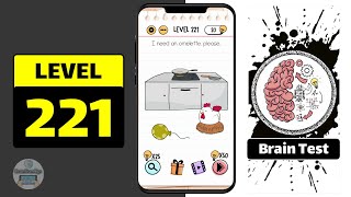 Brain Test Level 221 Walkthrough
