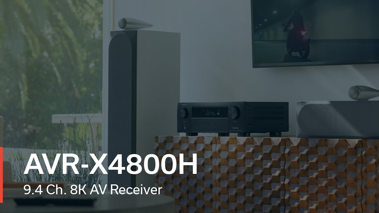 Denon Récepteur AV AVC-X4800H Argenté