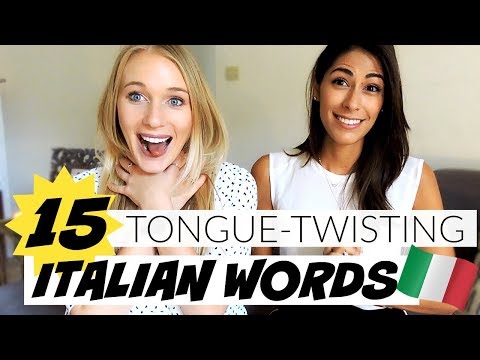 15 TONGUE-TWISTING ITALIAN WORDS! Video