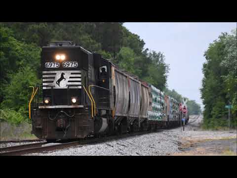 Chasing NS trains in South Georgia on the GS&F and B-Line