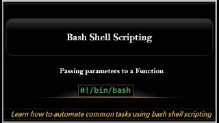 Passing Parameters to a Function