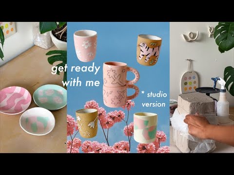 grwm for market! the full pottery process
