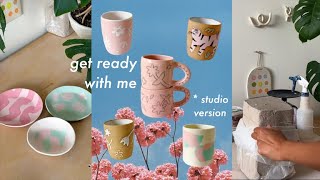 grwm for market! the full pottery process