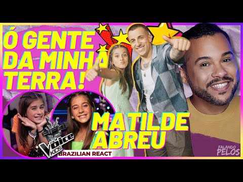 REACT: Matilde Abreu | Ó Gente da Minha Terra | Galas The Voice Kids 2023 | 🇵🇹 Emoção!@FalandoPelos