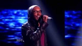 Leroy Bell singing for life don&#39;t let me down X Factor USA 2011