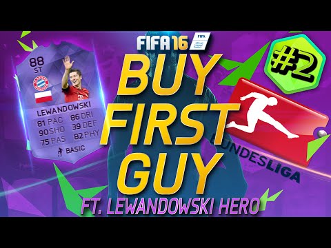 FIFA 16 BUNDESLIGA BUY FIRST GUY FT. LEWANDOWSKI PURPLE HERO!!! [FACECAM]