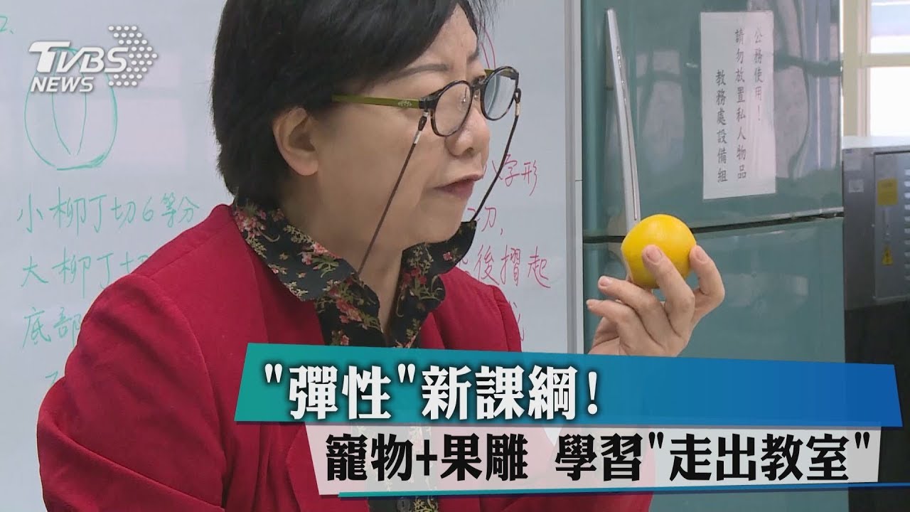 「彈性」新課綱!寵物+果雕 學習「走出教室」
