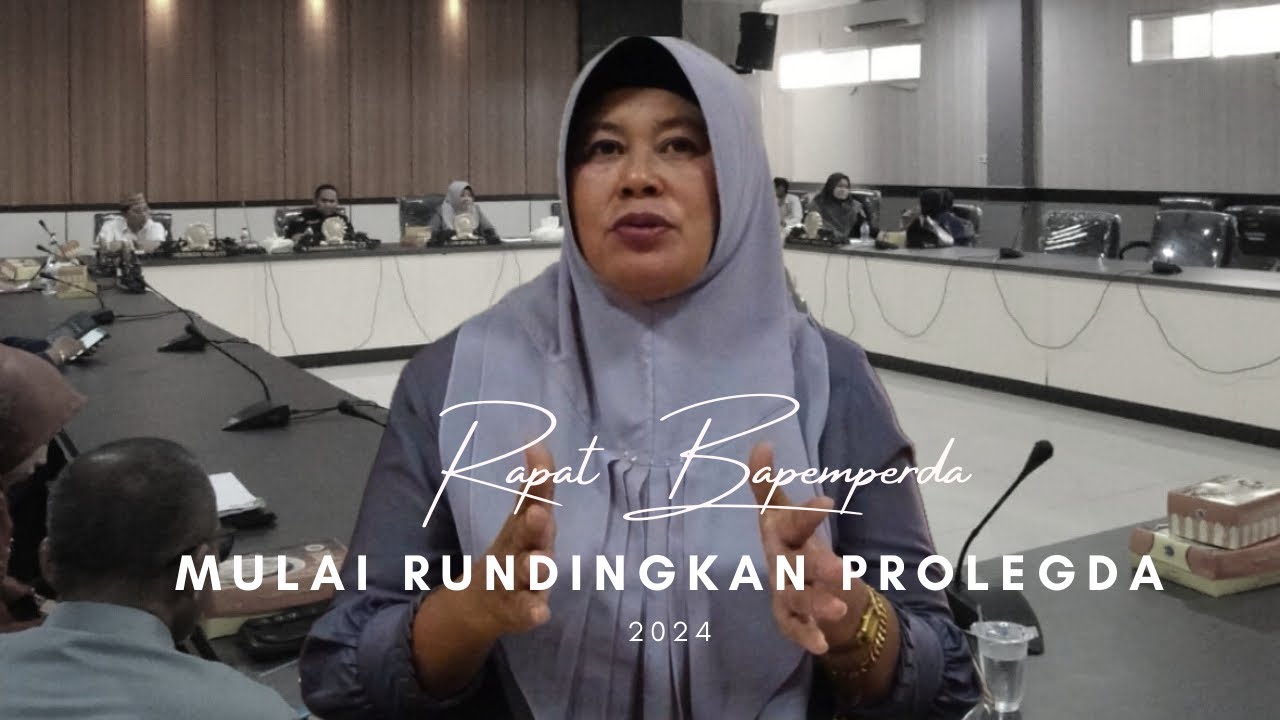 Terima Usulan Ranperda, Bapemperda Mulai Rundingkan Prolegda 2024